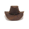 Kids Brumby Shapeable Leather Hat