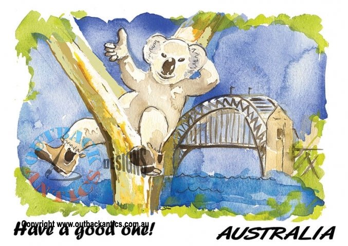 "Have a good one" Aussie Bush Greeting Card - Kakadu Traders Australia