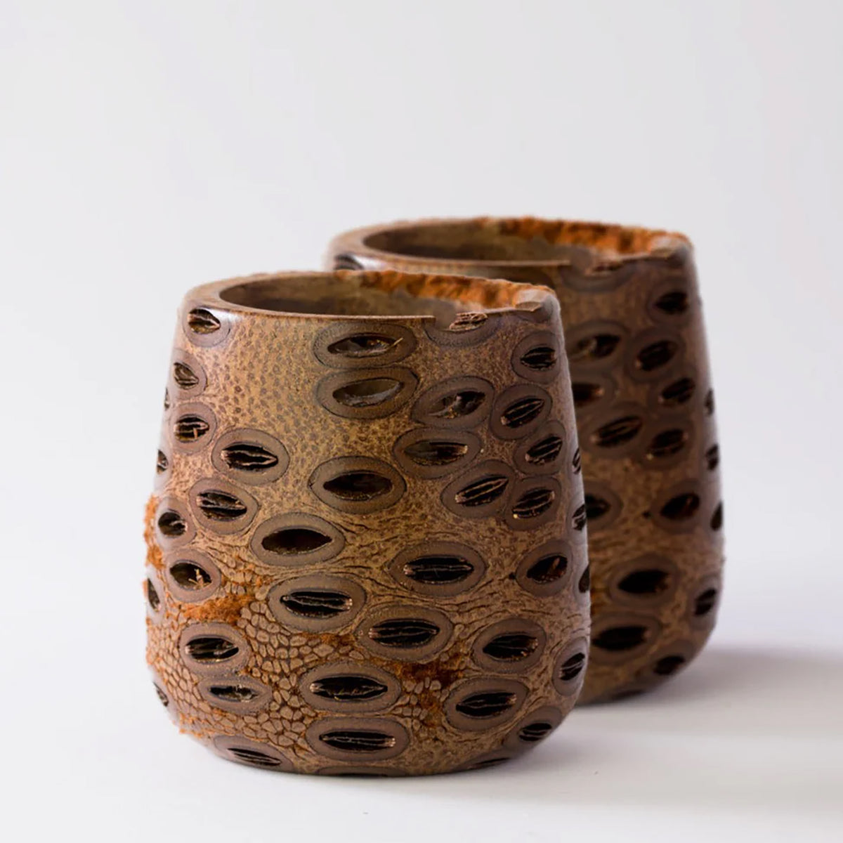 Set of Two Hollow Tea Lights - Banksia Gifts - Kakadu Traders Australia