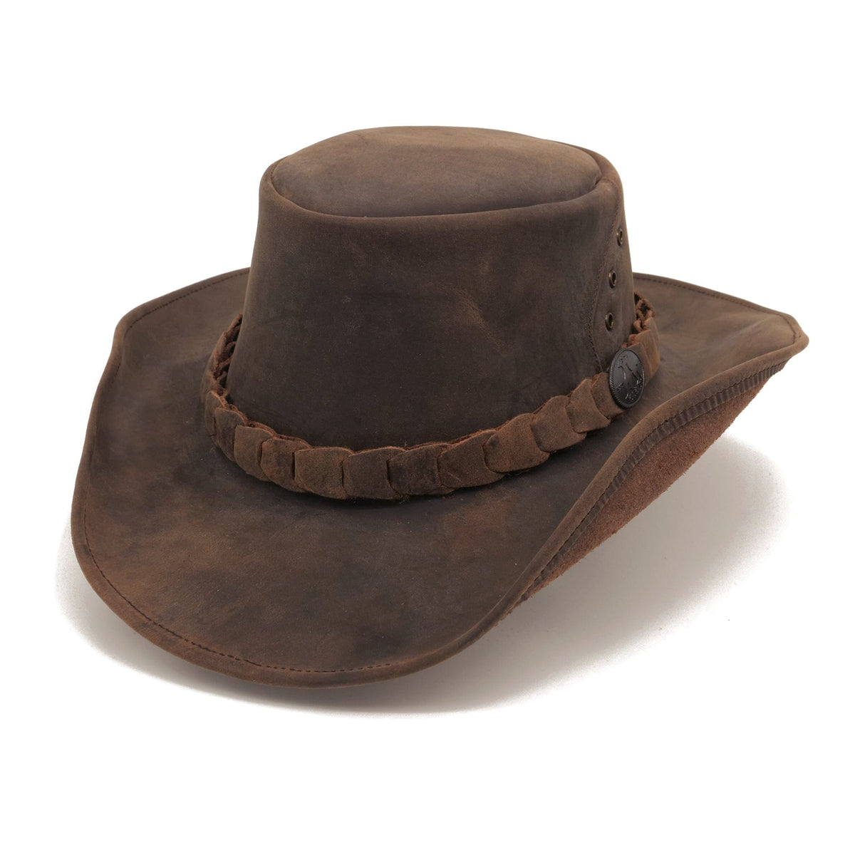 Bruce Shapeable Leather Hat - Kakadu Traders Australia