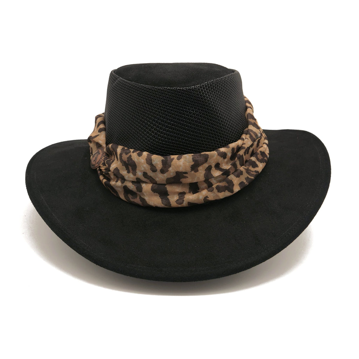 Bendigo Breeze Hat with Leopard Scarf - Kakadu Traders Australia